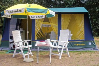 Gardasee, Camping Tiglio: Bungalowzelt