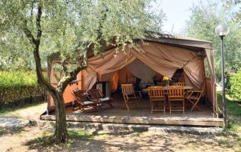 Camping Eden, Gardasee: Safarizelt