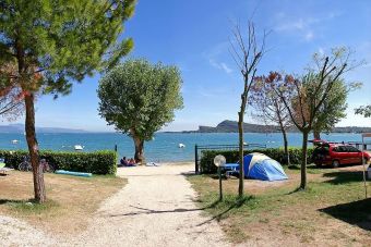 Gardasee: Stellplatz auf Camping La Gardiola