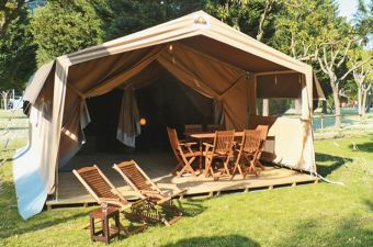 Gardasee: Safarizelt auf Camping Bella Italia