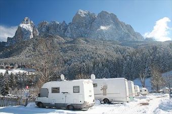 Winter Camping Seiser Alm - Südtirol, Italien