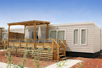 Mobilheim Comfort auf Camping Lago Maggiore
