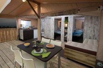 Lago Maggiore: Safari Lodge auf Camping Village Conca d'Oro