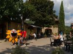 Camping Norcenni Girasole Club, Toskana: Straßencafe